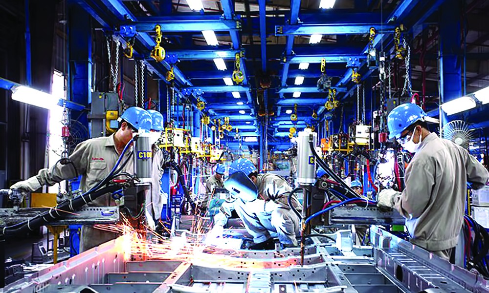 Sản xuất công nghiệp duy trì đà tăng trưởng tích cực