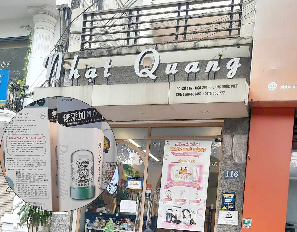 Nhiều bất thường trong hoạt động kinh doanh của Nhật Quang Shop