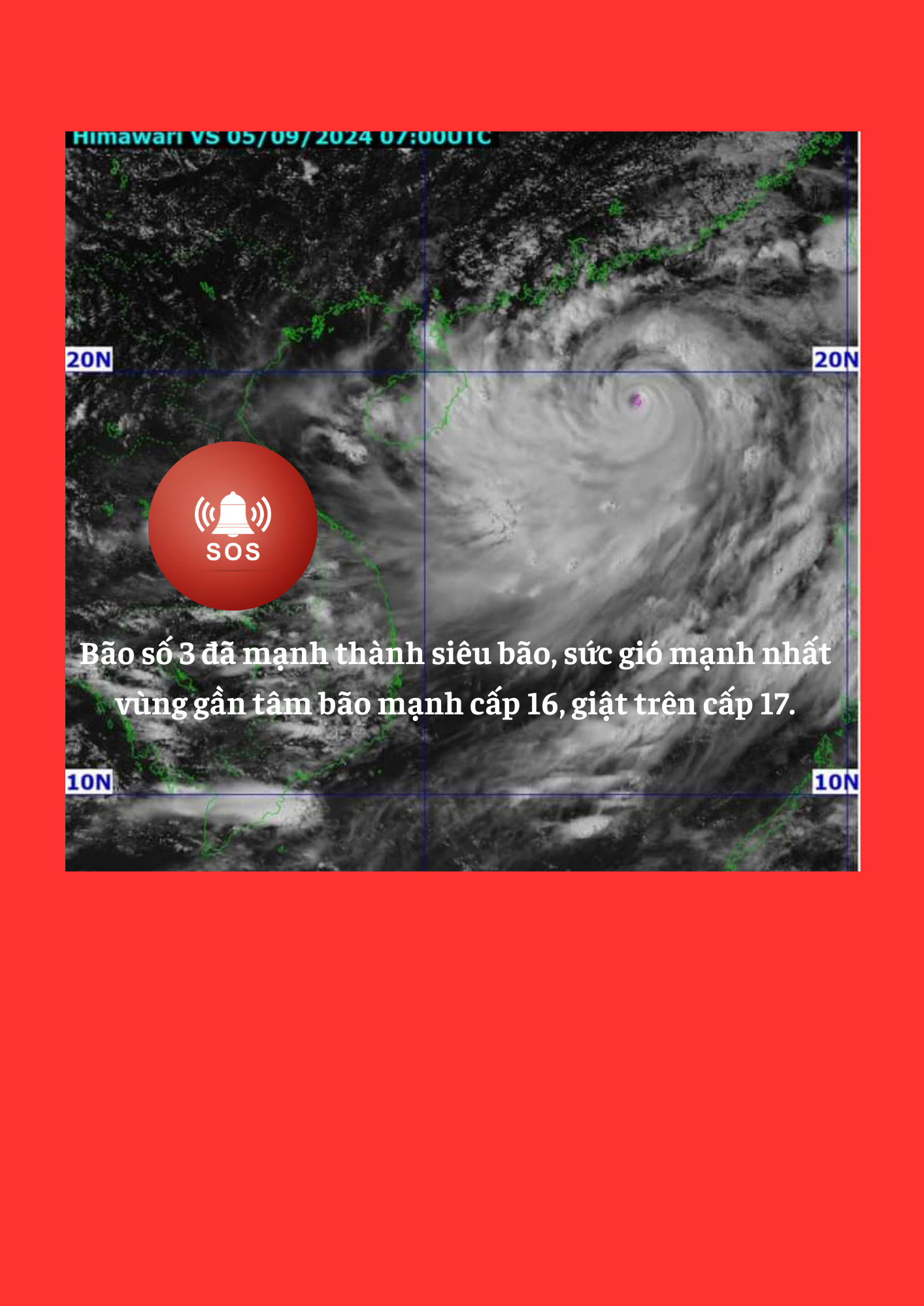 Tăng cường tuyên truyền chủ động ứng phó với bão số 3 trên địa bàn tỉnh Hải Dương