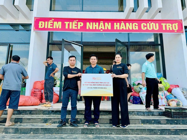 KITA Group chung tay chia sẻ với đồng bào vùng lũ Tỉnh Lào Cai