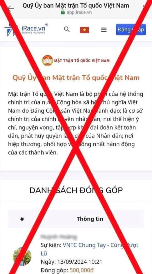 Công an TP Thủ Đức cảnh báo lừa đảo bằng chiêu thức quyên tiền từ thiện cho vùng ảnh hưởng bão lũ