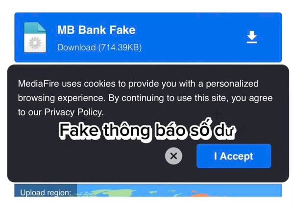 Rầm rộ mua bán công khai app ngân hàng giả trên mạng xã hội