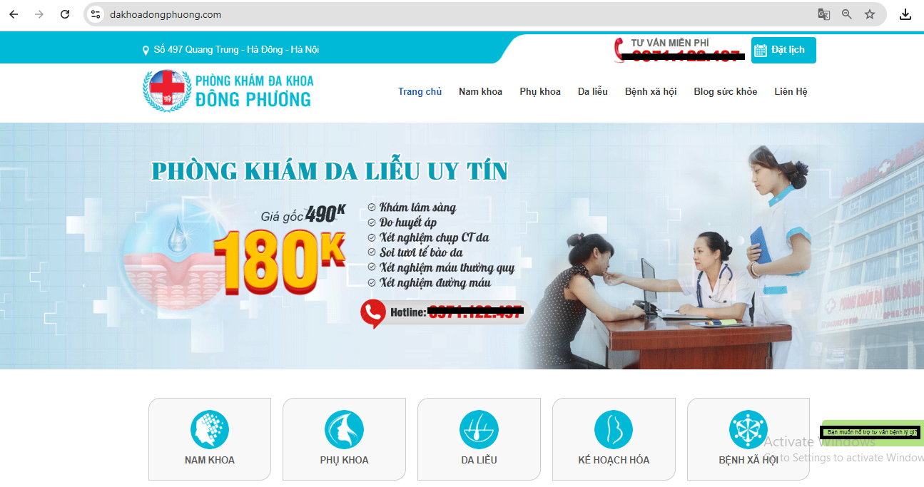 Xử phạt, tước giấy phép hoạt động 3 tháng đối với Phòng khám đa khoa Đông Phương