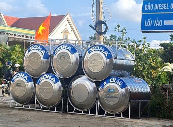 Phát hiện cơ sở sản xuất bồn chứa nước xâm phạm nhãn hiệu được bảo hộ