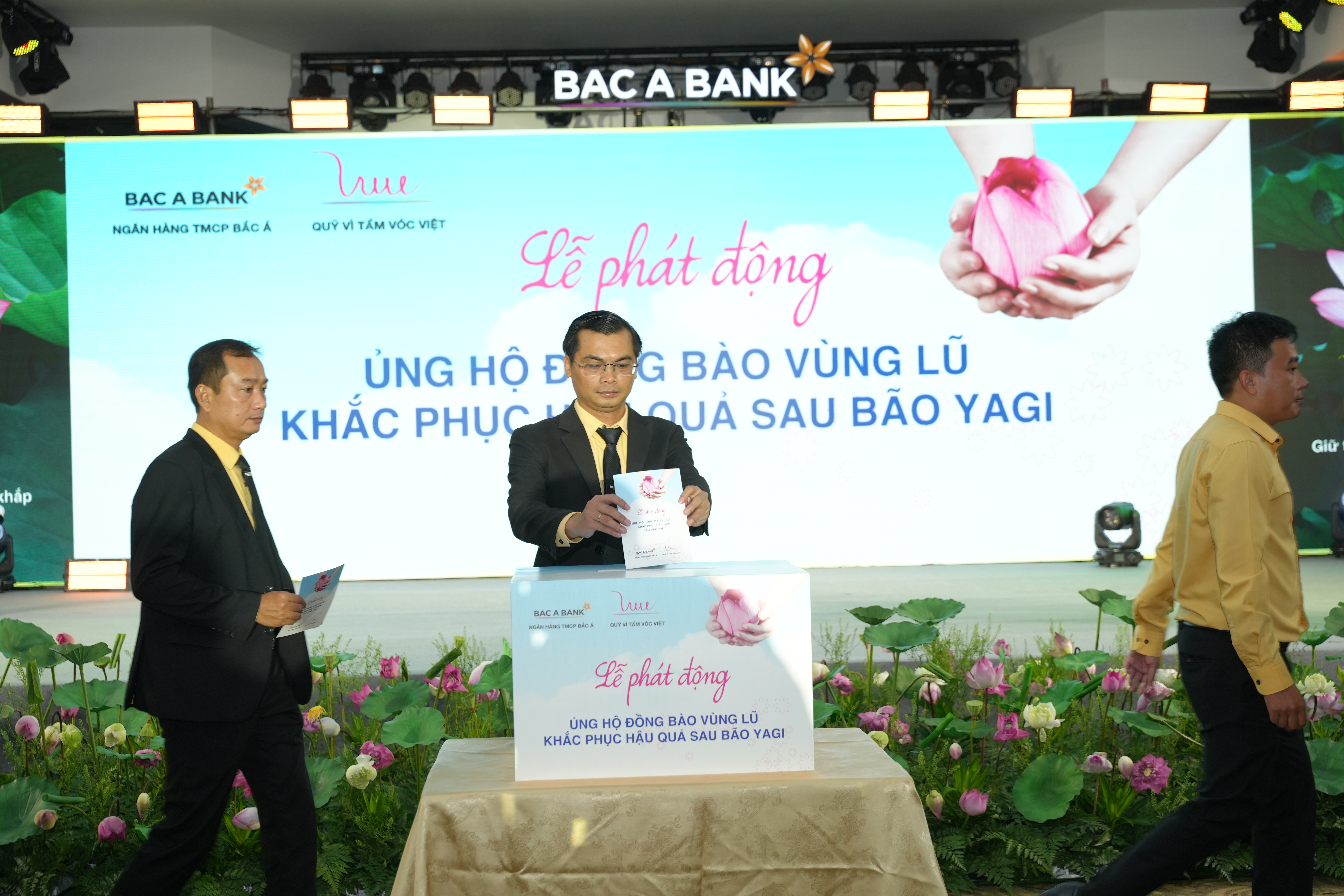BAC A BANK giảm lãi vay, đồng hành cùng khách hàng chịu ảnh hưởng bởi bão YAGI