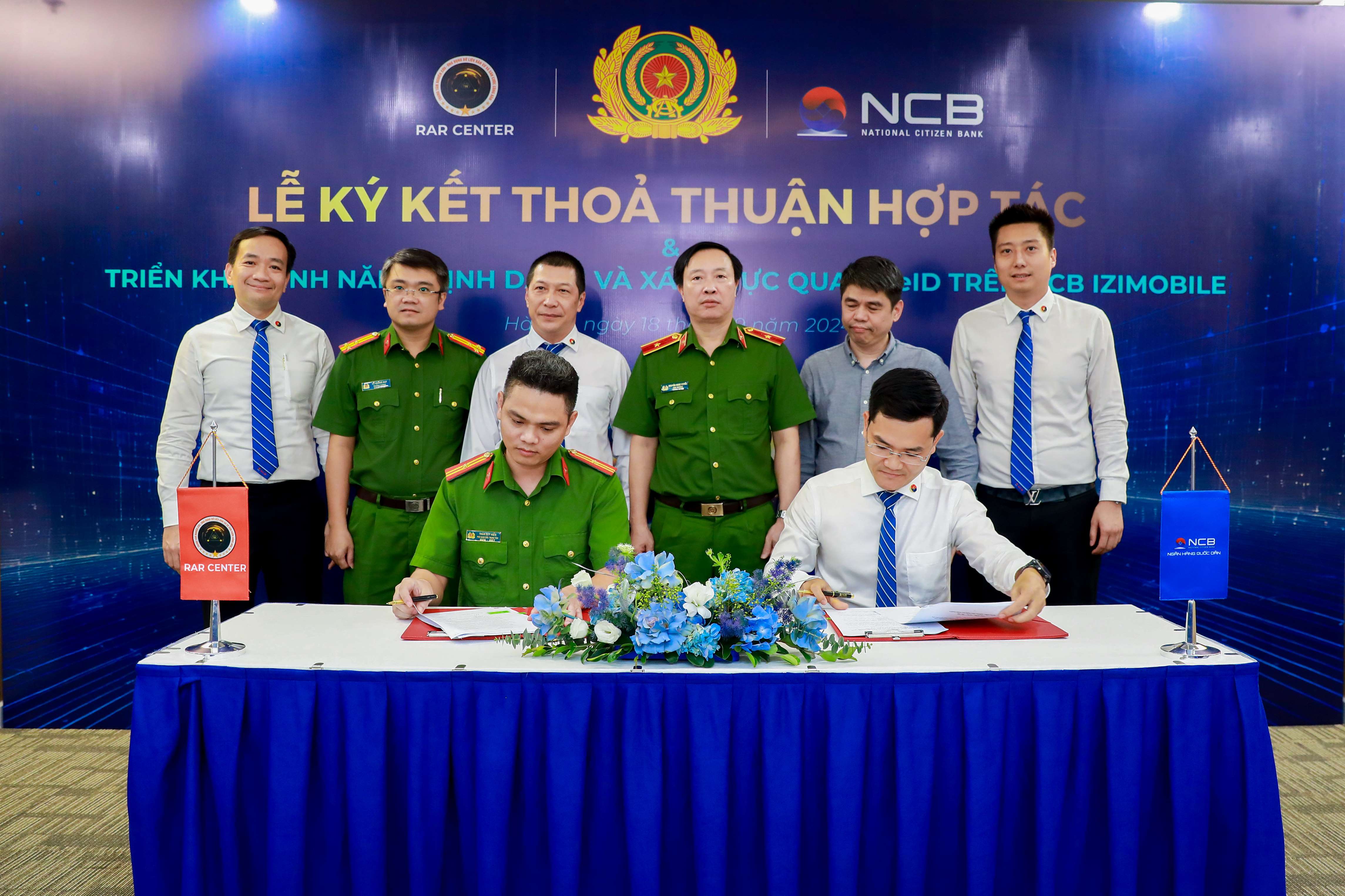 NCB hợp tác Trung tâm RAR triển khai mở tài khoản ngân hàng qua VNeID
