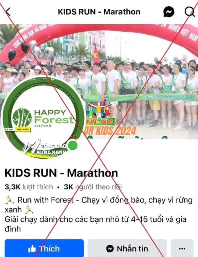 Hà Nội Bị lừa gần 1 tỷ khi đăng ký tham gia giải chạy cho con