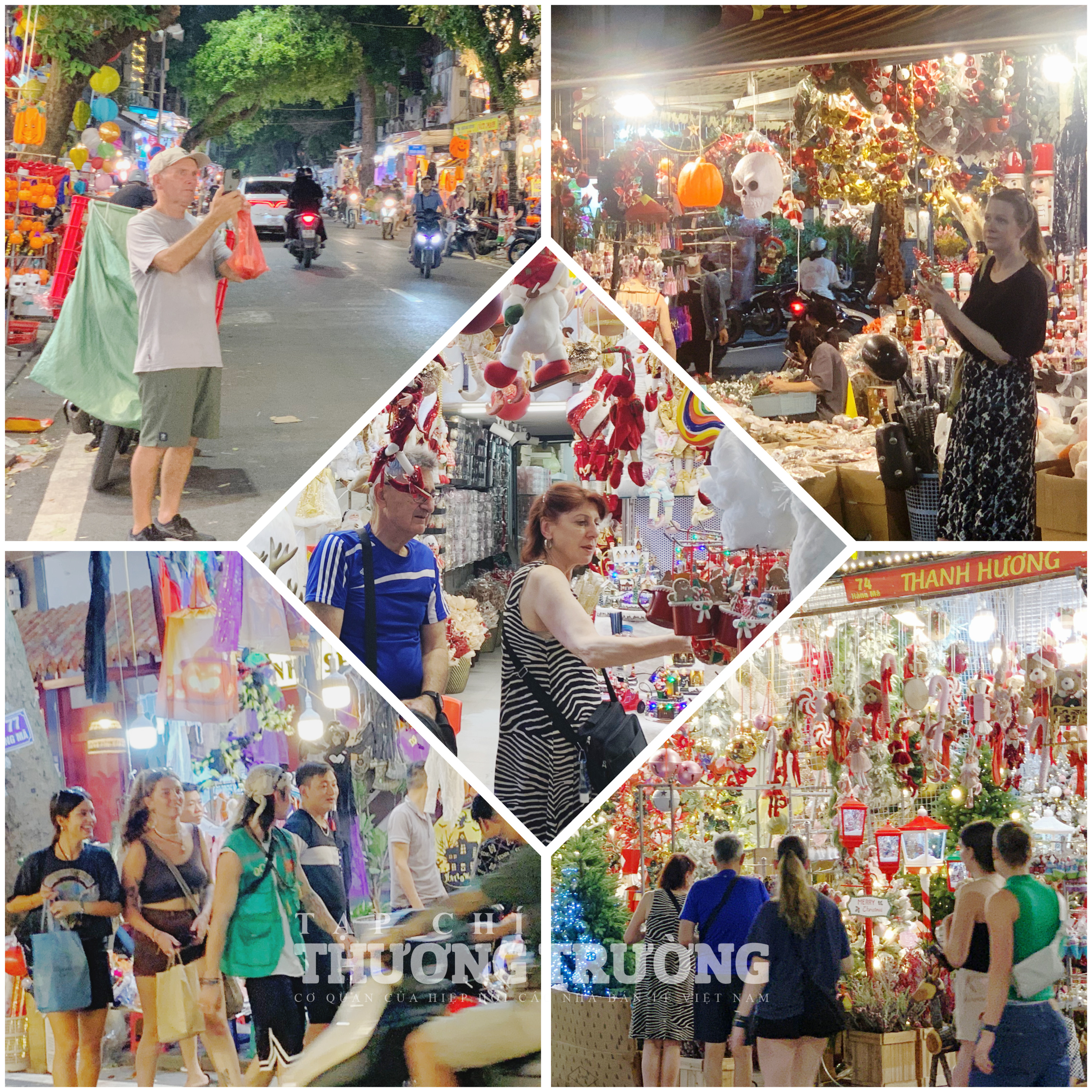 Phố Hàng Mã rực rỡ sắc màu trước lễ Halloween