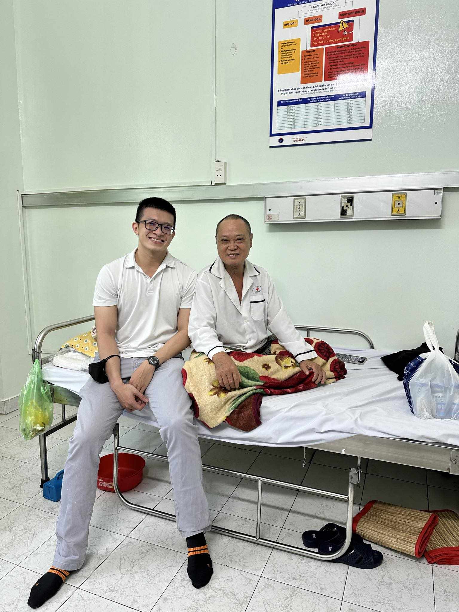 Trung tâm tiêm chủng FPT Long Châu kịp thời sơ cứu cho bệnh nhân bị đột quỵ