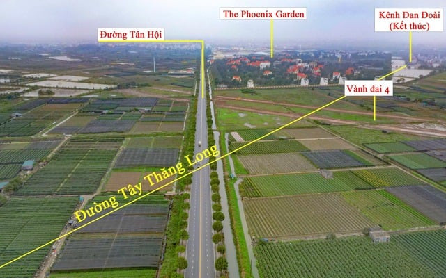 Phía Tây Thủ đô sắp có đường 10 làn xe, vốn gần 1.300 tỉ đồng kết nối 5 quận, huyện