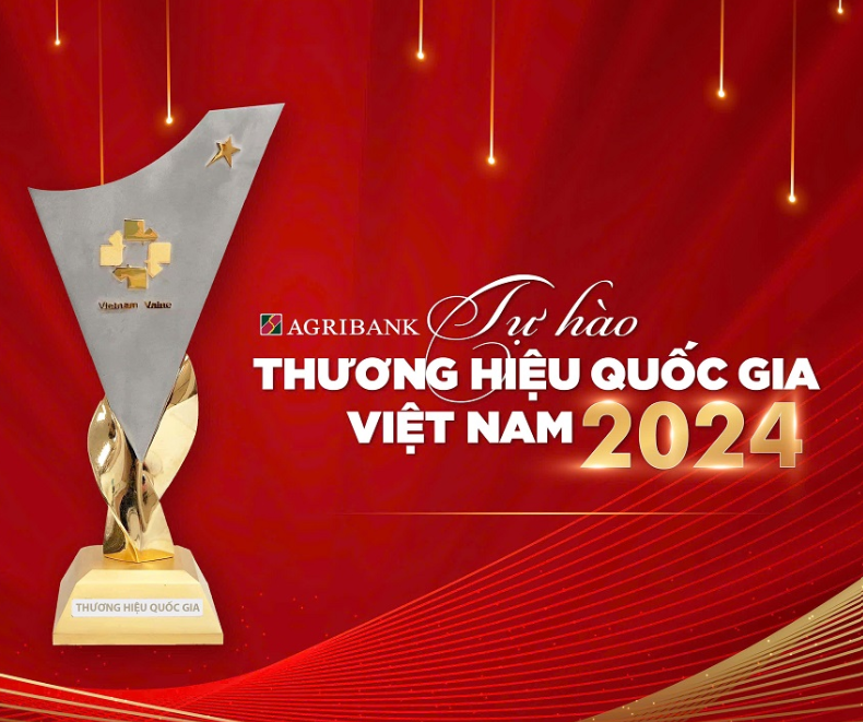 Agribank đạt Thương hiệu Quốc gia Việt Nam năm 2024