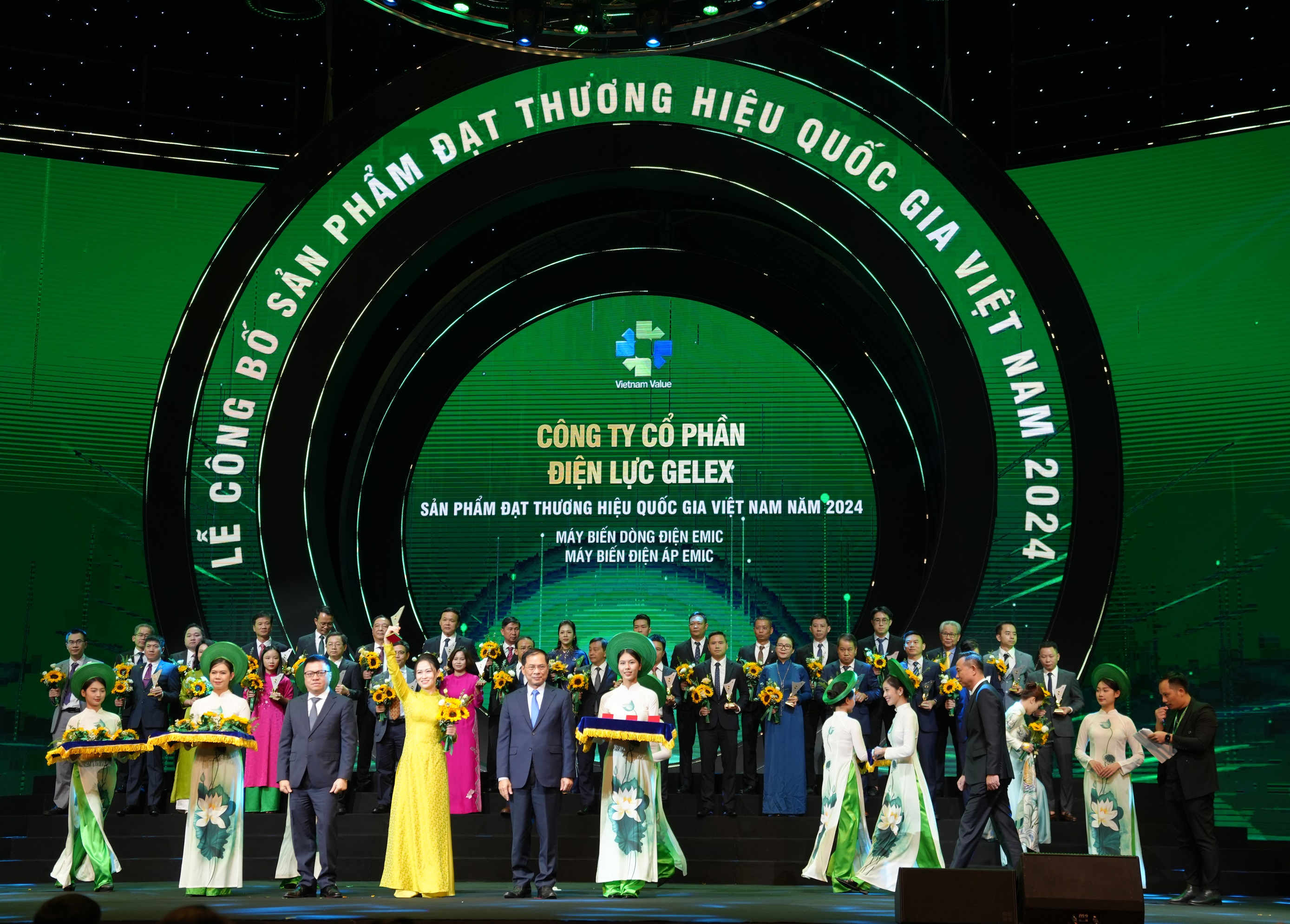 Hệ thống Tập đoàn GELEX có 4 Thương hiệu quốc gia 2024