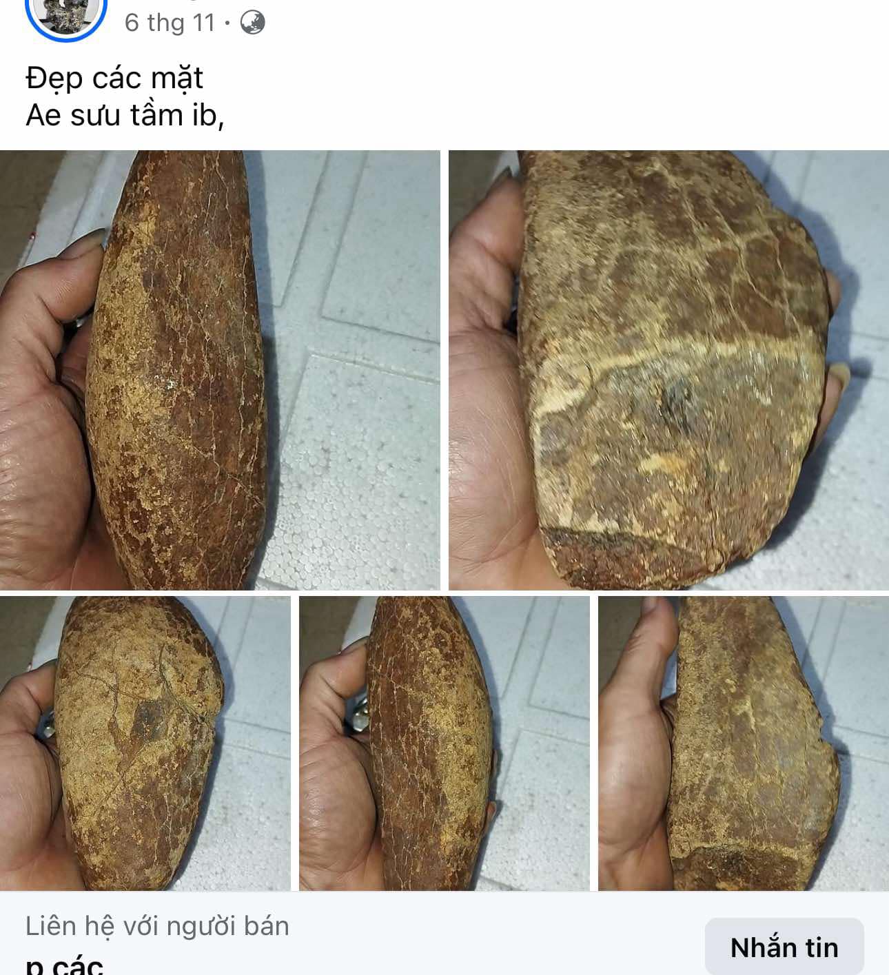 Cẩn trọng những lời chào bán đá thiên thạch trên mạng xã hội