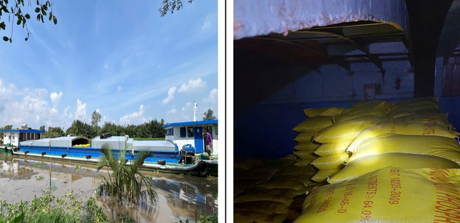 Hậu Giang Phát hiện lượng lớn hóa chất giống phân bón không rõ nguồn gốc