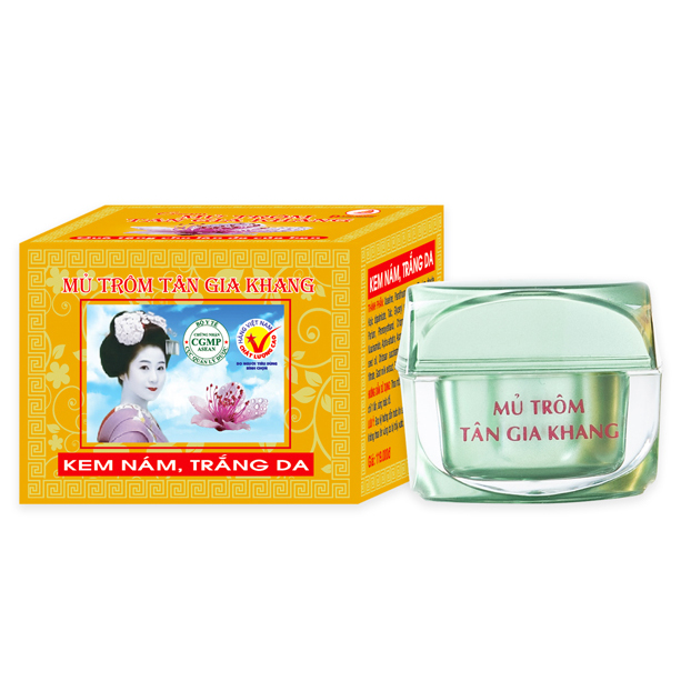 Đình chỉ lưu hành, thu hồi và tiêu hủy Kem nám, trắng da Mủ trôm Tân Gia Khang không đạt tiêu chuẩn chất lượng