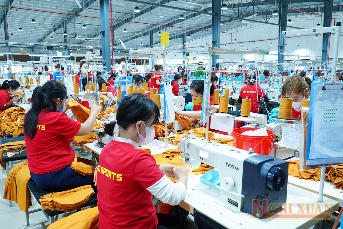 Hà Tĩnh Công ty May thể thao Nghi Xuân hoạt động không có giấy phép môi trường