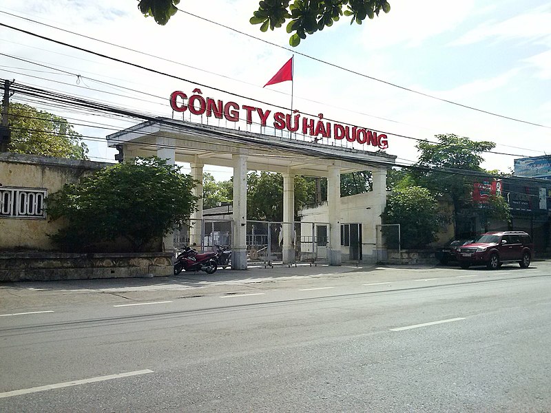 Nhà máy sứ Hải Dương sẽ chuyển về xã Thái Tân huyện Nam sách