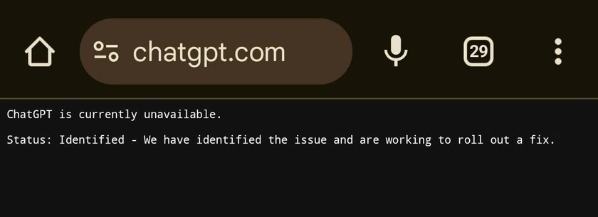 OpenAI khôi phục hoạt động của ứng dụng ChatGPT sau khi gặp sự cố toàn cầu