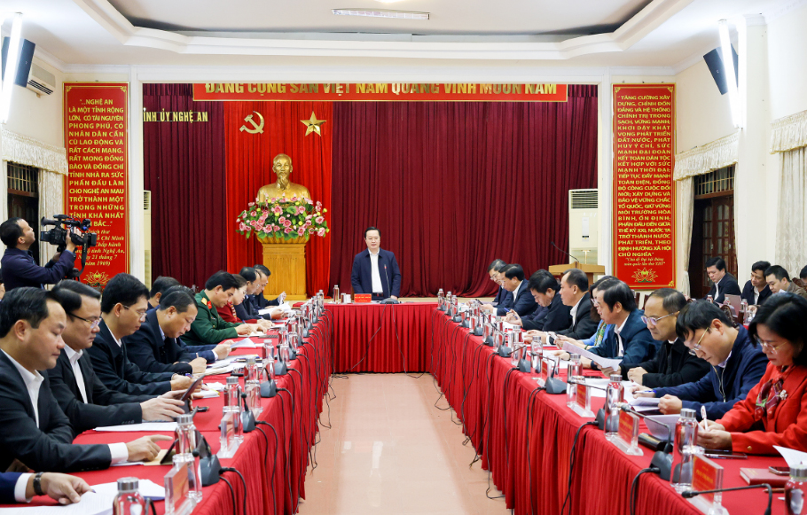 Nghệ An Kết thúc hoạt động 11 đảng đoàn, ban cán sự đảng đơn vị cấp tỉnh