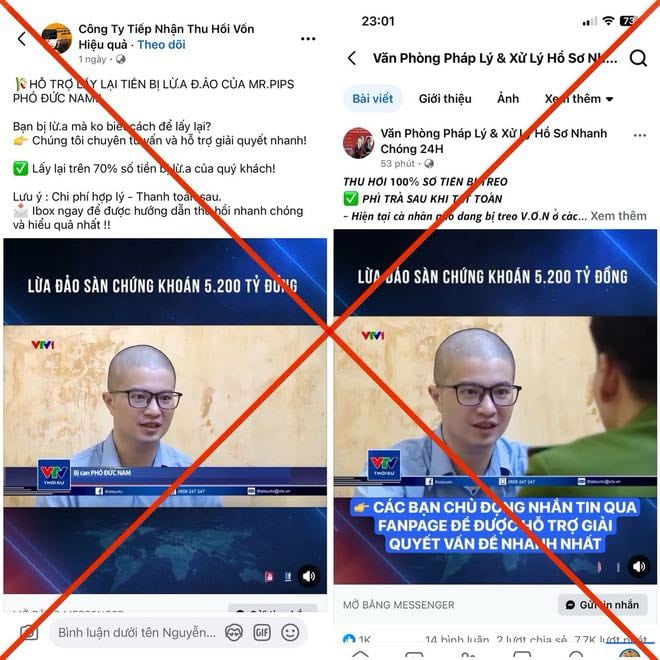 Chiêu mới lừa hỗ trợ lấy lại tiền bị Mr Pips chiếm đoạt