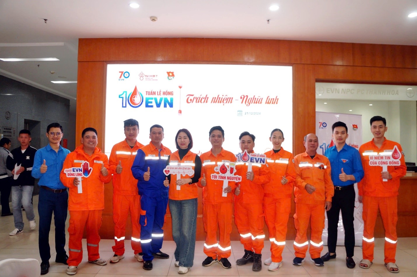 Công ty Điện lực Thanh Hóa tổ chức hiến máu tình nguyện “vì cuộc sống cộng đồng”