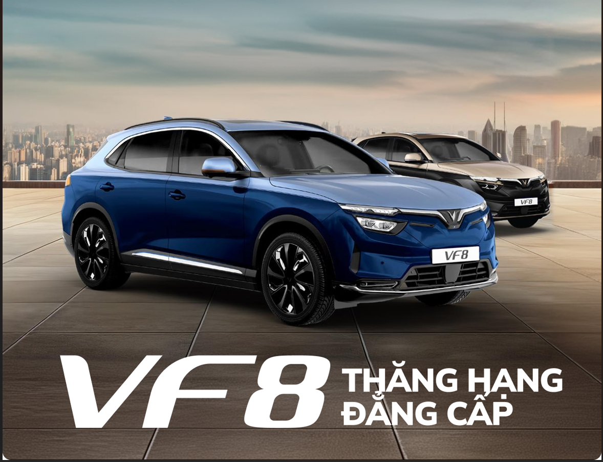 VinFast VF 8 Xe xịn kèm ưu đãi khủng 267 triệu đồng, sạc pin miễn phí tới giữa 2027