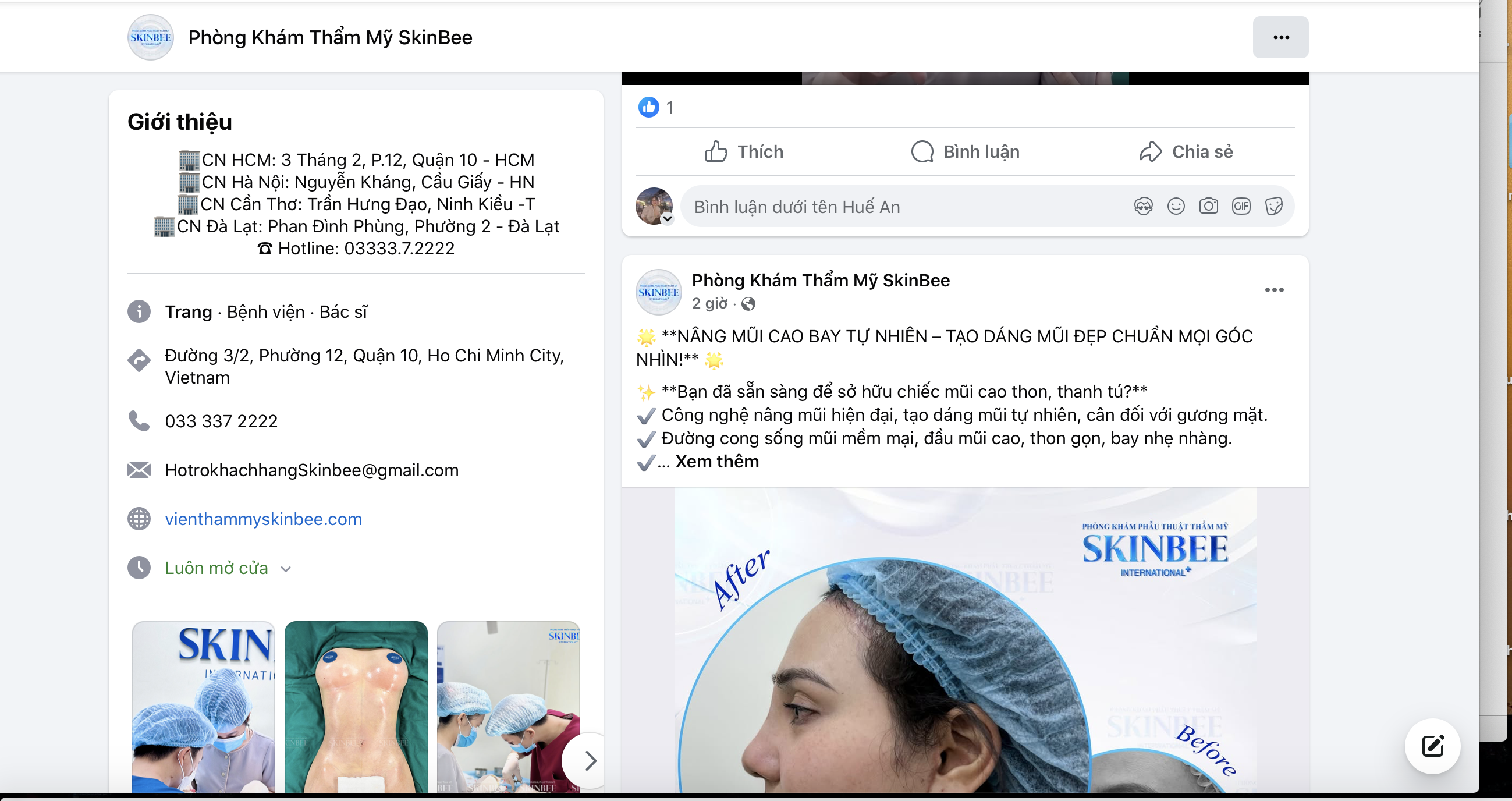 Phòng khám Phẫu thuật thẩm mỹ Skinbee bị xử phạt và đình chỉ hoạt động