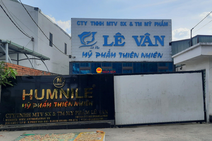 Công ty Mỹ phẩm Lê Vân bị xử phạt 180 triệu đồng và đình chỉ 4,5 tháng