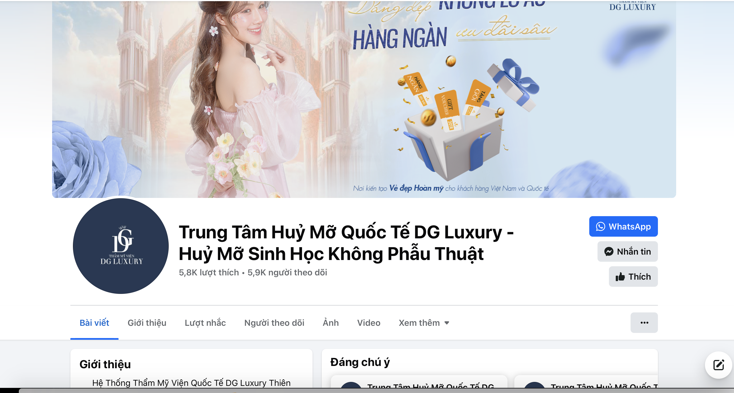 Phát hiện Thẩm mỹ viện DG Luxury hoạt động “chui”