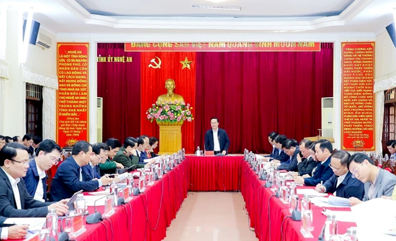 Nghệ An chốt thời gian sắp xếp tinh gọn tổ chức bộ máy