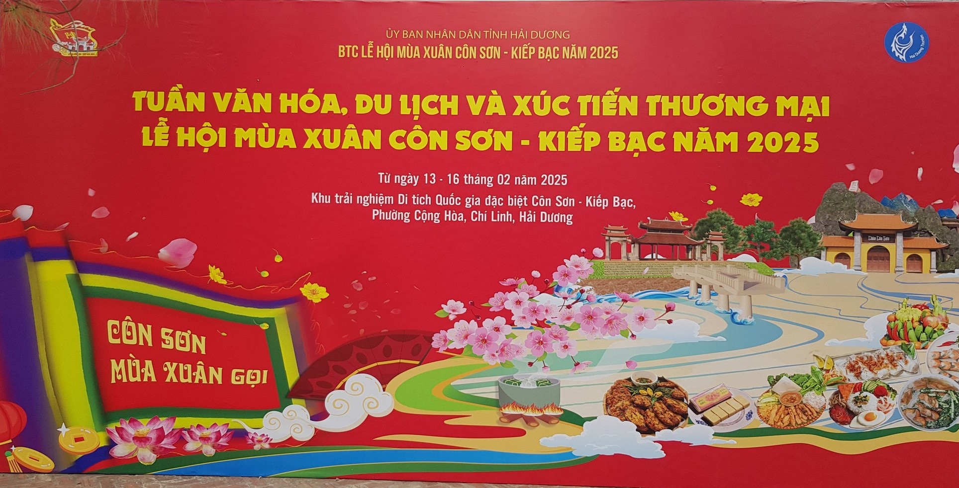 Khai mạc Tuần Văn hóa, Du lịch và Xúc tiến Thương mại Lễ Hội mùa xuân Côn Sơn – Kiếp Bạc 2025
