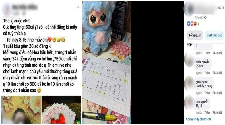 Cẩn trọng với các chiêu trò Livestream quay số nhận “túi mù” trên không gian mạng