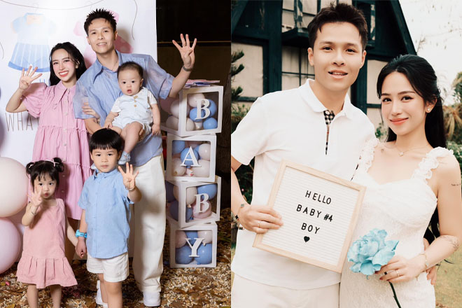 Con gái Minh Nhựa mang bầu lần 4 ở tuổi 26, mở tiệc linh đình khoe giới tính em bé