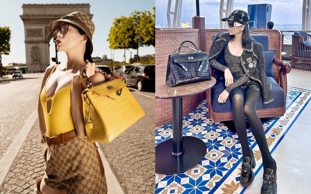 Lệ Quyên khoe 4 chiếc túi Hermès, bóc giá cũng thấy hơi mệt bằng cả căn hộ hạng sang 