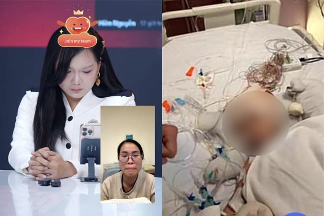 Mẹ Bắp bật khóc trên livestream Phạm Thoại, cảnh Bắp nằm giường bệnh ai cũng thương