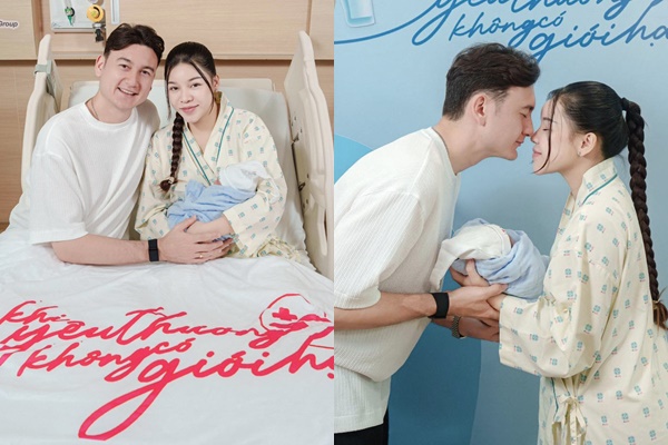 Bà xã thủ môn Đặng Văn Lâm gây choáng với ngoại hình 7 ngày sau sinh