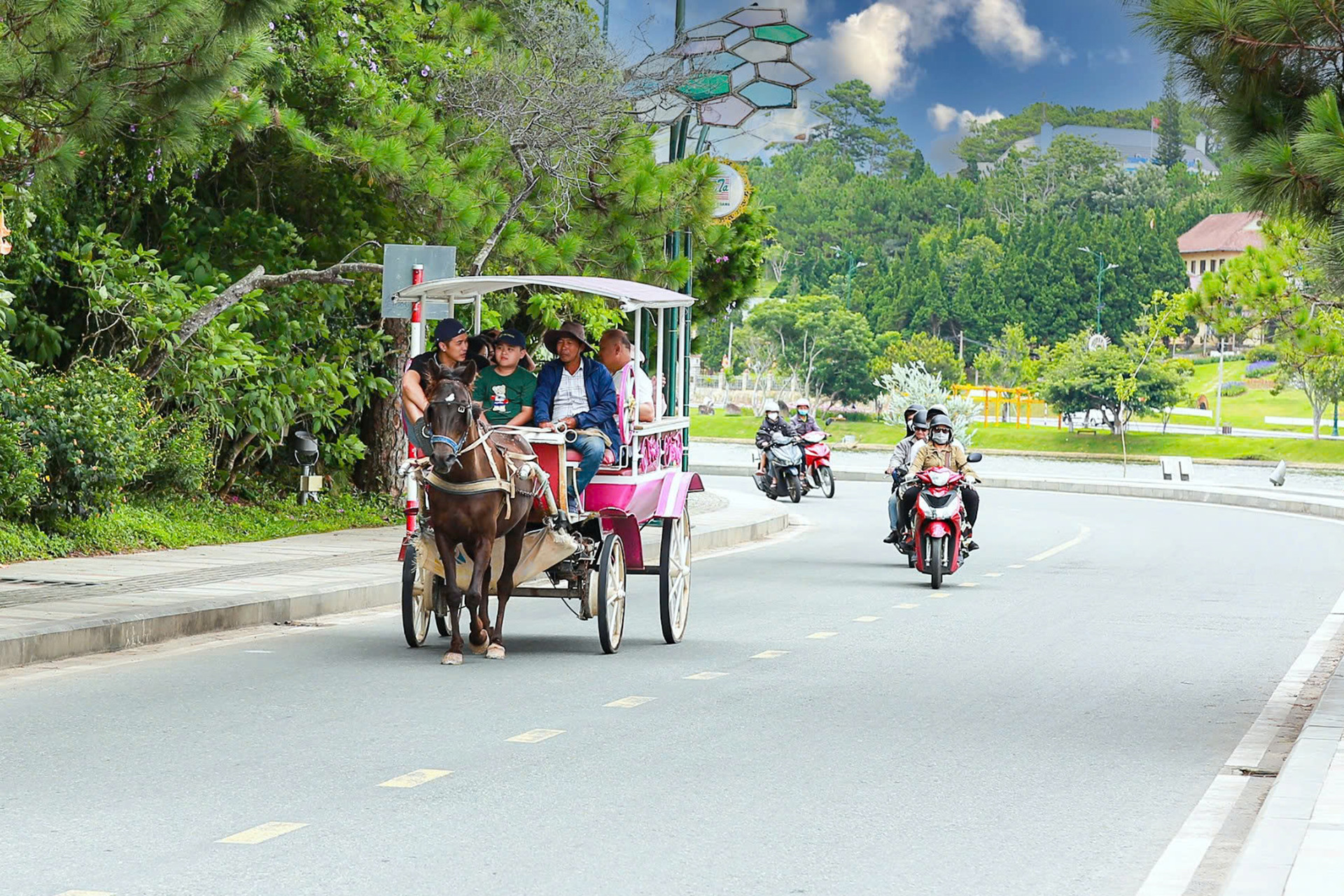 Đà Lạt cấm xe ngựa chở khách tham quan hồ Xuân Hương