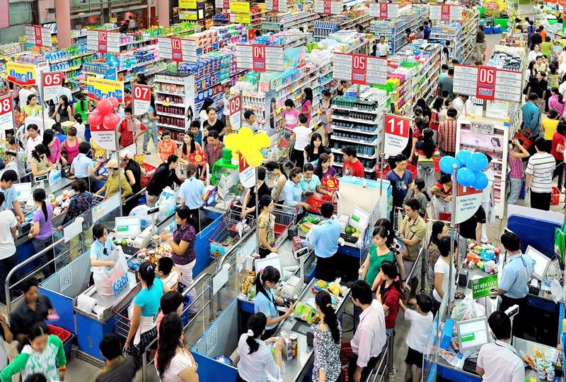 Bán lẻ hàng hóa và doanh thu dịch vụ tiêu dùng tháng 2 tăng 9,4%