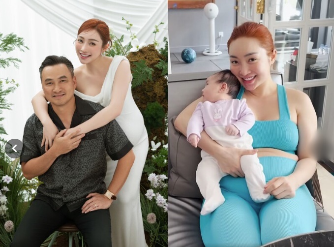 Từng khủng hoảng vì nặng 75kg sau sinh, bà xã Chi Bảo giờ ra sao