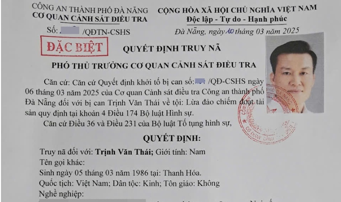 Truy nã đặc biệt một đối tượng liên quan đến TikToker Mr Pips