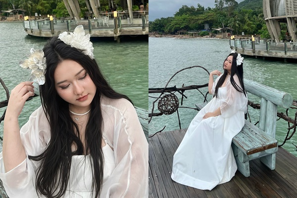 Trúc Anh Mắt Biếc xả ảnh đi đám cưới Salim, ngoại hình ra sao mà gây choáng