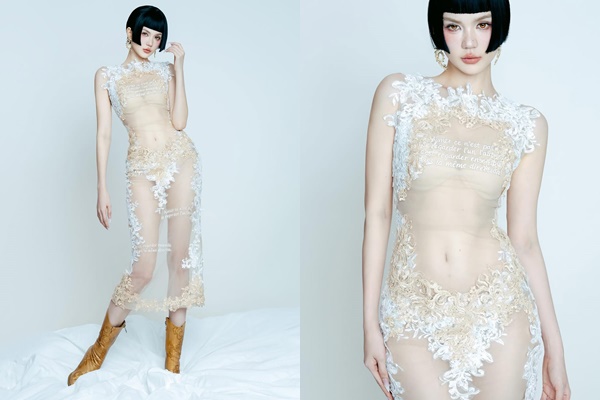 Ngọc Trinh gây sốc với trang phục xuyên thấu lộ nội y