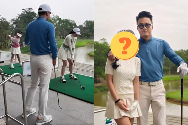 Hồng Đăng tái xuất sân golf nhưng chiếm spotlight là hai nhân vật nữ đi cùng