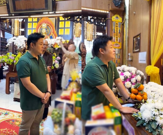 Quang Lê làm 1 việc ý nghĩa trong tuần cúng thất thứ 2 của Quý Bình