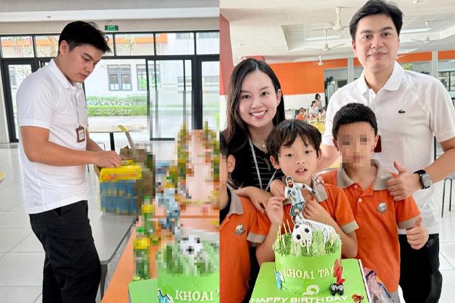 Bức ảnh để lộ mối quan hệ giữa bố dượng với cho con riêng của Ly Kute