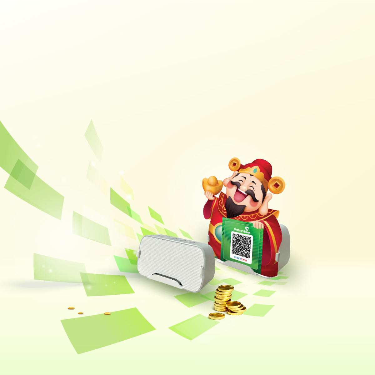 Vietcombank và MobiFone ra mắt “Loa thần tài” với dịch vụ thông báo biến động tài khoản bằng giọng nói