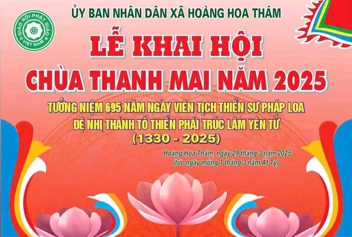 Khai hội chùa Thanh Mai “Hành trình về nguồn cội Thiền phái Trúc Lâm”