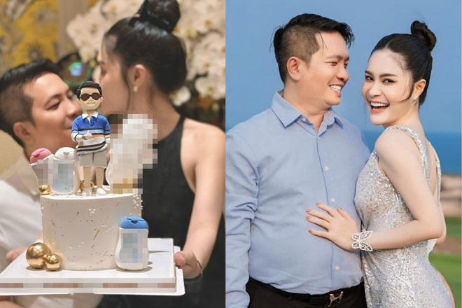 Đoàn Di Băng gây sốc khi tặng bánh sinh nhật in đồ nhạy cảm tặng ông xã đại gia