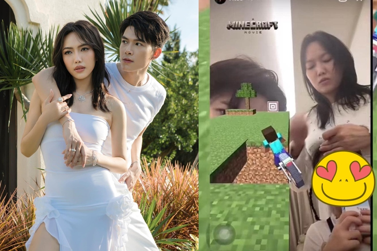 Anh Tú - Diệu Nhi vô tình để lộ mặt con gái