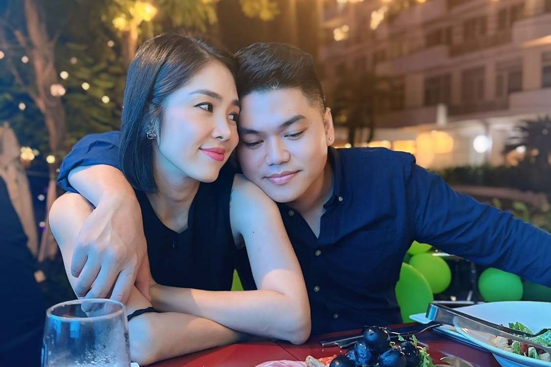 Lê Phương kỉ niệm 8 năm bên ông xã Trung Kiên